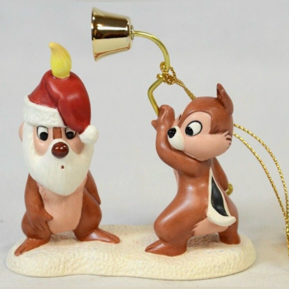 NWT NIB Walt Disney Classics WDCC Little Mischief Makers Chip & Dale Ornament